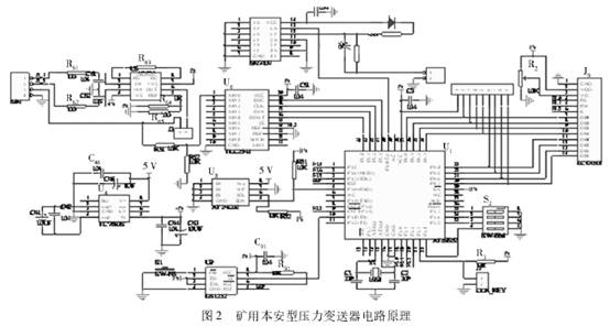 礦用本安型壓力變送器電路原理